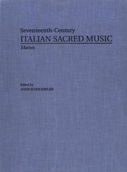 Cover of: Masses by Giovanni Francesco Capello, Bentivoglio Lev, and Ercole Porta (Seventeenth-Century Italian Sacred Music)