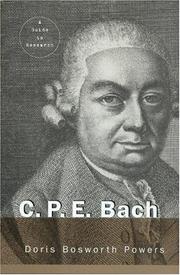 Cover of: C.P.E. Bach: A Guide to Research (Routledge Musical Bibliographies)