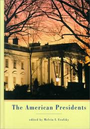 Cover of: The American Presidents: Critical Essays (Garland Reference Library of the Humanities)