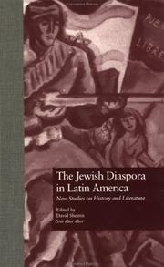 Cover of: The Jewish diaspora in Latin America: new studies on history and literature