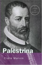 Cover of: Giovanni Pierluigi da Palestrina by Clara Marvin