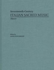 Cover of: Masses by Giovanni Andrea Florimi, Giovanni Francesco Mognossa, and Bonifazio Graziani (Seventeenth-Century Italian Sacred Music)