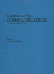 Cover of: Vesper and Compline Music for Multiple Choirs, Part I (Seventeenth-Century Italian Sacred Music)