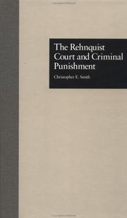 Cover of: The Rehnquist court and criminal punishment