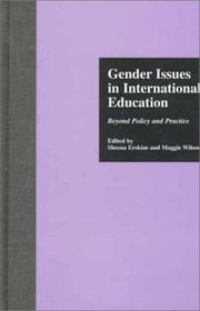 Cover of: Gender Issues in International Education: Beyond Policy and Practice (Garland Reference Library of Social Science)