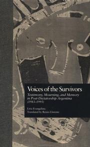 Voices of the survivors by Liria Evangelista