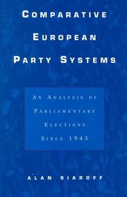 Cover of: Comparative European party systems