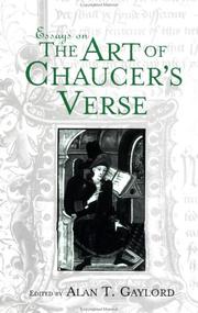 The Art of Chaucer's Verse