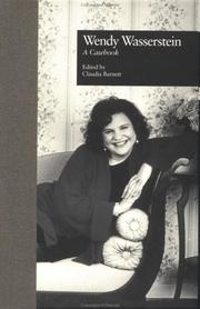 Cover of: Wendy Wasserstein: A Casebook (Garland Reference Library of the Humanities)