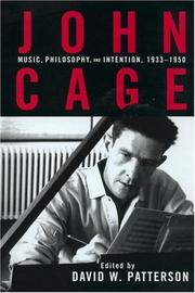 Cover of: John Cage by David W. Patterson