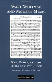 Cover of: Walt Whitman and Modern Music by Lawrence Kramer