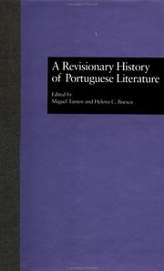 Cover of: A revisionary history of Portuguese literature by edited by Miguel Tamen and Helena C. Buescu.