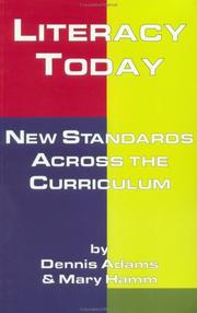 Cover of: Literacy Today: New Standards Across the Curriculum (Garland Reference Library of Social Science, 1423.)