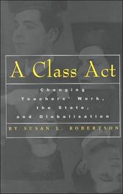 Cover of: A Class Act by Susan Robertson