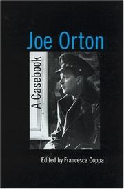 Cover of: Joe Orton by edited by Francesca Coppa.