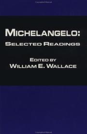 Cover of: Michelangelo: selected readings