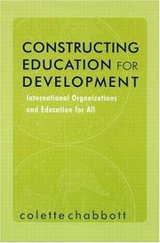 Constructing education for development