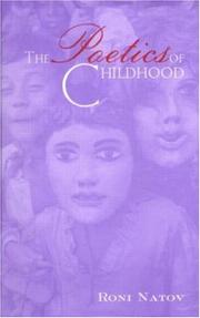 The poetics of childhood by Roni Natov