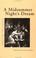 Cover of: Midsummer Night's Dream (Shakespeare Criticism)