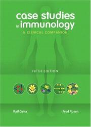Case studies in immunology by Raif S. Geha, Geha, Rosen