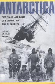 Cover of: Antarctica by Charles Neider