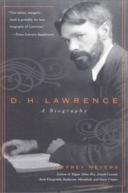 Cover of: D.H. Lawrence | Jeffrey Meyers