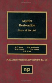 Cover of: Aquifer restoration by Robert C. Knox