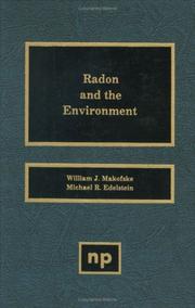 Cover of: Radon and the environment