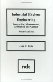 Cover of: Industrial Hygiene Engineering: Recognition, Measurement, Evaluation and Control