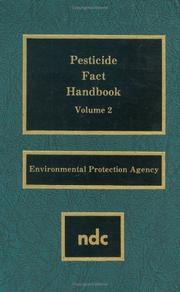 Cover of: Pesticide Fact  Handbook, Volume 2