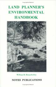 Land planner's environmental handbook by William B. Honachefsky