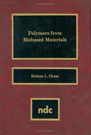 Cover of: Polymers from biobased materials by edited by Helena L. Chum.