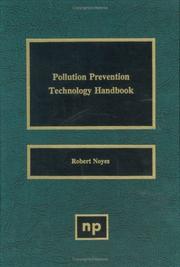 Cover of: Pollution prevention technology handbook