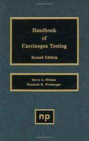 Cover of: Handbook of carcinogen testing by edited by Harry A. Milman and Elizabeth K. Weisburger.