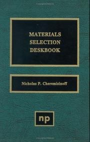 Cover of: Materials selection deskbook