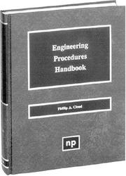 Cover of: Engineering procedures handbook by Phillip A. Cloud