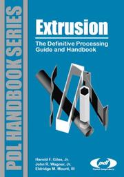 Cover of: Extrusion topics. by 