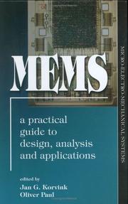 Cover of: MEMS: a practical guide to design, analysis, and applications