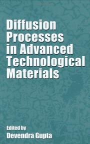 Cover of: Diffusion Processes In Advanced Technological Materials