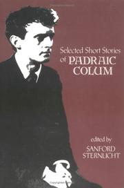 Cover of: Selected Short Stories of Padraic Colum (Irish Studies) by Sanford Sternlicht