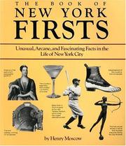 Cover of: The book of New York firsts by Henry Moscow
