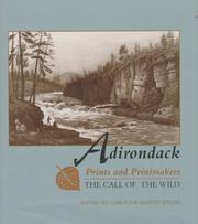 Cover of: Adirondack prints and printmakers: the call of the wild