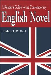 Cover of: A reader's guide to the contemporary English novel by Frederick Robert Karl