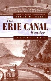 Cover of: The Erie Canal reader, 1790-1950 by edited, with an introduction, by Roger W. Hecht.