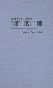 Cover of: A reader's guide to modern Irish drama
