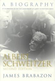 Cover of: Albert Schweitzer by James Brabazon