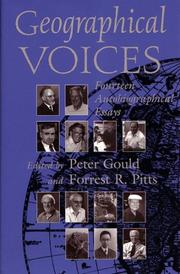 Cover of: Geographical Voices: Fourteen Autobiographical Essays (Space, Place, and Society)