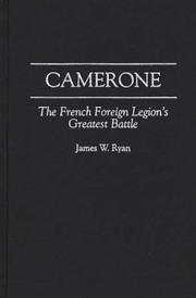 Cover of: Camerone by James W. Ryan