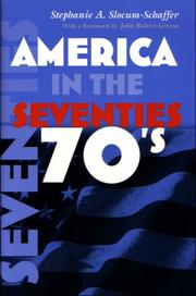 Cover of: America in the seventies