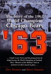 Cover of: '63: The Story of the 1963 World Championship Chicago Bears